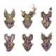 Green Stuff World Plague God Tower Shields 1:48