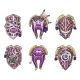 Green Stuff World Pleasure God Tower Shields 1:48