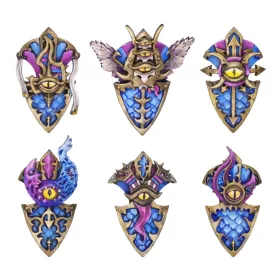 Green Stuff World God of Change Tower Shields 1:48