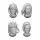 Green Stuff World DakkaDakka - Battle Sisters of Repentance Basic Heads 1:48