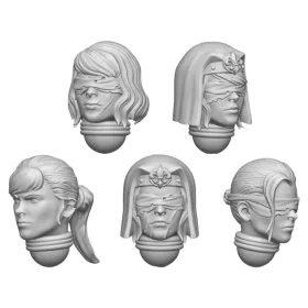   Green Stuff World DakkaDakka - Battle Sisters of Repentance Penitence Heads 1:48