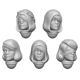   Green Stuff World DakkaDakka - Battle Sisters of Repentance Sacred Heads 1:48