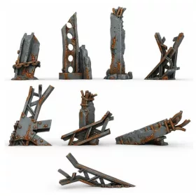 Green Stuff World Industrial Metal Beams 1:48-1:35