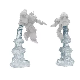   Green Stuff World Modular Clear Ring Smoke Trails for Jump Packs 1:48