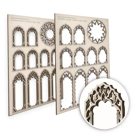 Green Stuff World Vampire Miniature Windows - Large