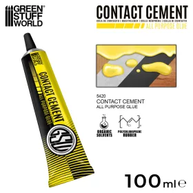   Green Stuff World Contact Cement 100ml – kontaktragasztó EVA habhoz, cosplayhez és hobby javításhoz