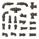 Green Stuff World Damaged Pipes 1:48-1:35