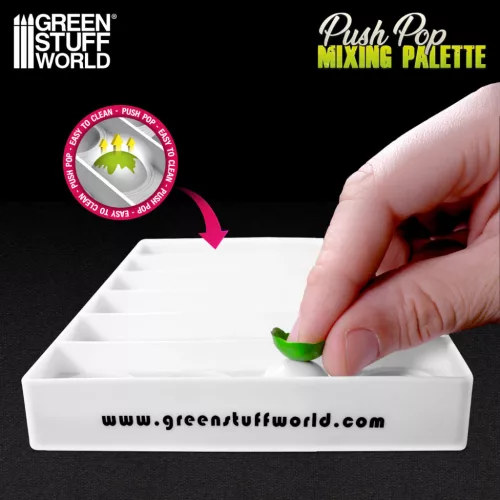 Gree Stuff World Push Pop Mixing Palette – Szilikon Keverőpaletta