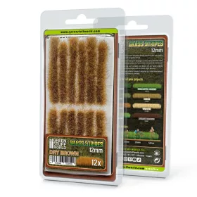 Green Stuff World Grass Strips 12 mm - Dry Brown