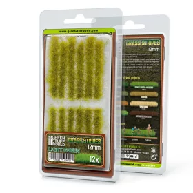 Green Stuff World Grass Strips 12 mm - Light Green