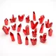 Green Stuff World RED Resin Crystals - Large