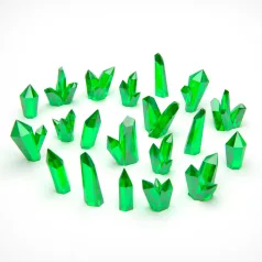 Green Stuff World Green Resin Crystals - Large