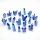 Green Stuff World Blue Resin Crystals - Large