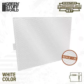 Green Stuff World Miniature Camouflage Nets White 1:35