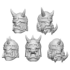 Green Stuff World DakkaDakka - Ork Warrior Heads 1:48
