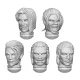 Green Stuff World DakkaDakka - Blood Vampire Male Heads 1:48