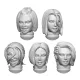 Green Stuff World DakkaDakka - Blood Vampire Female Heads 1:48