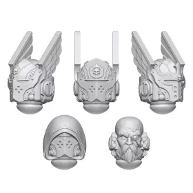 Green Stuff World DakkaDakka - Dark Knight Helmets 1:48