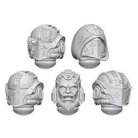   Green Stuff World DakkaDakka - Dark Knight Warden Helmets 1:48