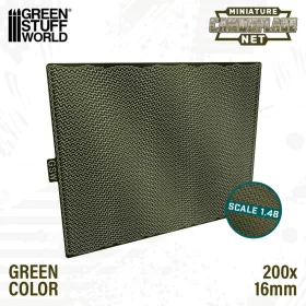 Green Stuff World Miniature Camouflage Nets Green 1:48
