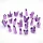 Green Stuff World PURPLE Resin Crystals - Large
