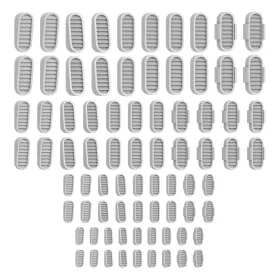   Green Stuff World Mecha Detail Parts - Oval Vernier Detail Parts