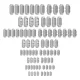Green Stuff World Mecha Detail Parts - Beveled Vernier Detail Parts