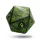 Green Stuff World Squishy D20 Dice - GOBLIN Stresszlabda