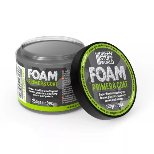 Green Stuff World Foam Primer and Coat Grey 250g – szürke rugalmas habalapozó és bevonat