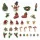 Green Stuff World Christmas Decorations set 1:48-1:35