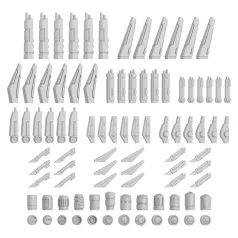   Green Stuff World Mecha Detail Parts - TAU Battlesuit Accessories