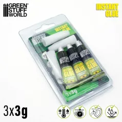   Green Stuff World Cyanoacrylate Glue 3gr Pack x3 – pillanatragasztó készlet