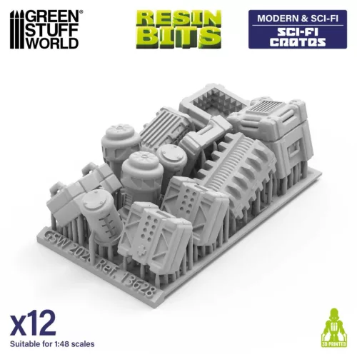 Green Stuff World Sci-fi Crates futurisztikus ládák