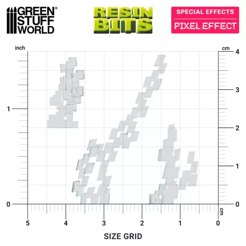 Green Stuff World Transparent Pixel Effects – átlátszó pixel effekt készlet, 10 db