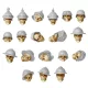 Green Stuff World Skulls with Helmets 1:48