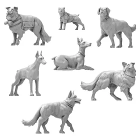 Green Stuff World War Dogs 1:35