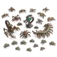 Green Stuff World Swarm of Cybernetic Arachnids – kibernetikus ízeltlábú raj