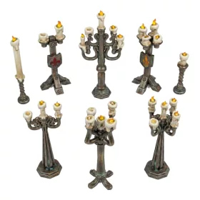 Green Stuff World Standing Candle Holders 1:48