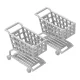 Green Stuff World Shopping Carts 1:48