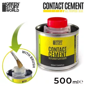   Green Stuff World Contact Cement 500ml with Brush Applicator – kontaktragasztó EVA habhoz és cosplayhez
