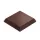 Green Stuff World Square Wood display bases 10x10 cm - Hazelnut Brown