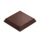 Green Stuff World Square Wood display bases 10x10 cm - Hazelnut Brown