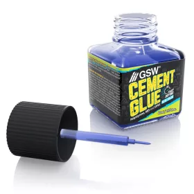   Green Stuff World Blue Cement Glue for Plastics 40ml – kék műanyag ragasztó makettekhez és plasticardhoz
