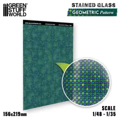 Green Stuff World Geometric Pattern Stained Glass