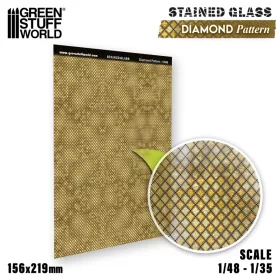 Green Stuff World Diamond Pattern Stained Glass