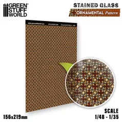 Green Stuff World Ornamental Pattern Stained Glass