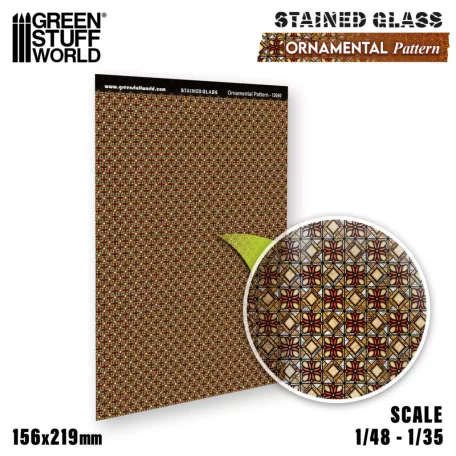 Green Stuff World Ornamental Pattern Stained Glass