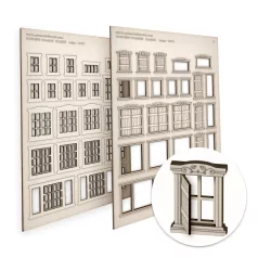 Green Stuff World Classic Miniature Windows - Large