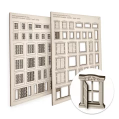 Green Stuff World Classic Miniature Windows - Small