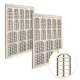 Green Stuff World Industrial Arched Miniature Windows - Large (type 2)